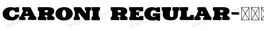 Caroni Regular字体转换